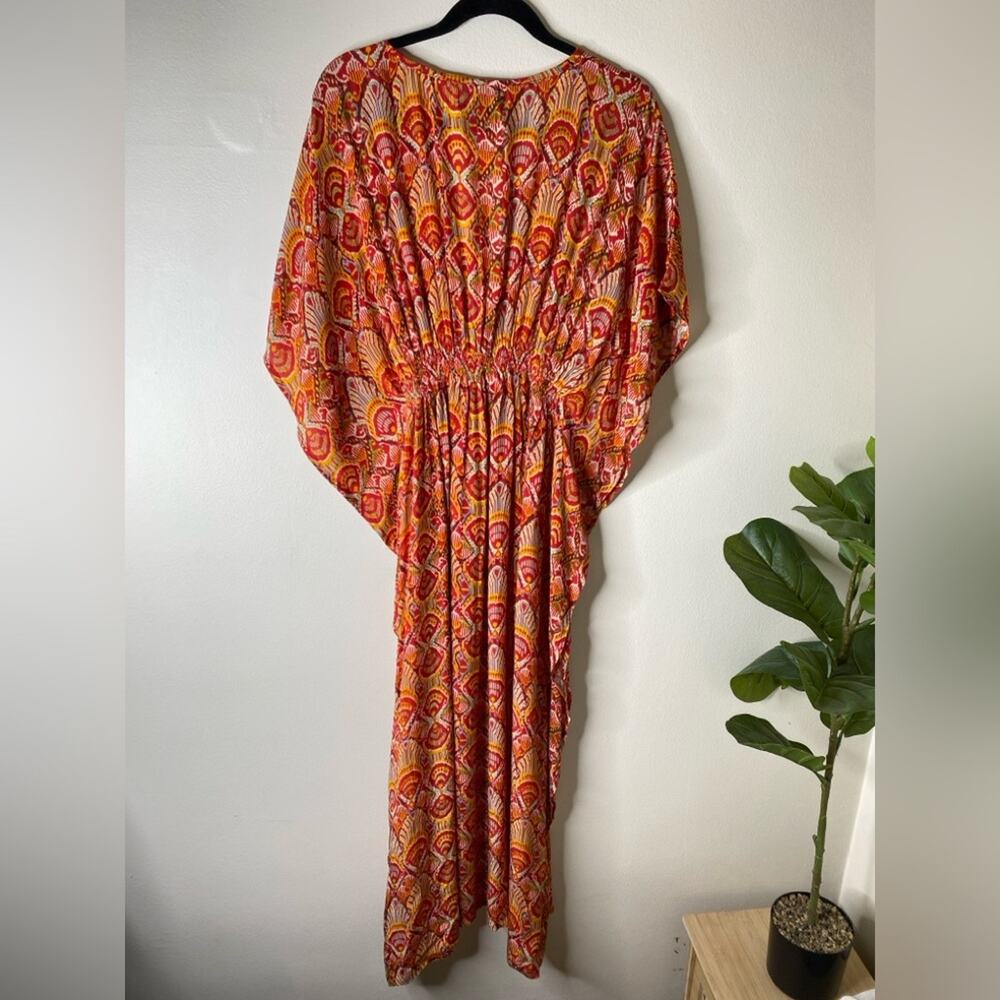 Rujuta Sheth Kaftan Style Maxi Dress medium/large beach‎ cover up swim bathing - Picture 5 of 6